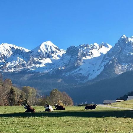 Bel Appartement Avec Vue Exceptionnelle Le Grand-Bornand Ngoại thất bức ảnh
