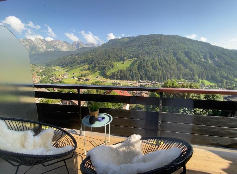Bel Appartement Avec Vue Exceptionnelle Le Grand-Bornand Ngoại thất bức ảnh